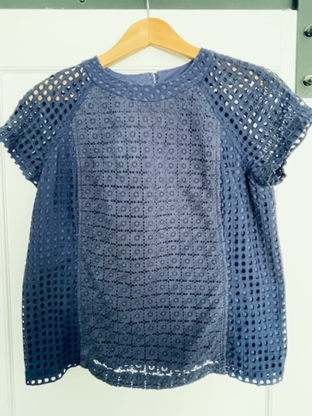 Madewell Eyelet Cotton Top – Size Medium